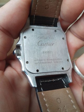Reloj Cartier Santos Automático Cuadrado 130€