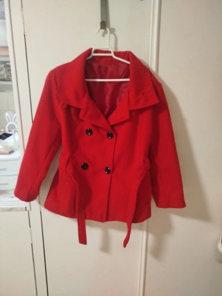 Chaqueta roja de mujer,regalo chaqueta vaquera.