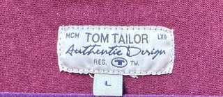 Vestido Tom Tailor granate Talla L