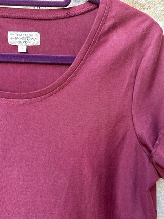 Vestido Tom Tailor granate Talla L