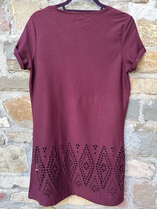 Vestido Tom Tailor granate Talla L