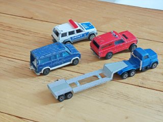 Lotto Majorette Jeep Cherokee, Range Rover, ecc.