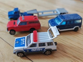 Lotto Majorette Jeep Cherokee, Range Rover, ecc.