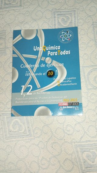 Libros PAU (Matemáticas, Química y Biología)