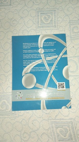 Libros PAU (Matemáticas, Química y Biología)