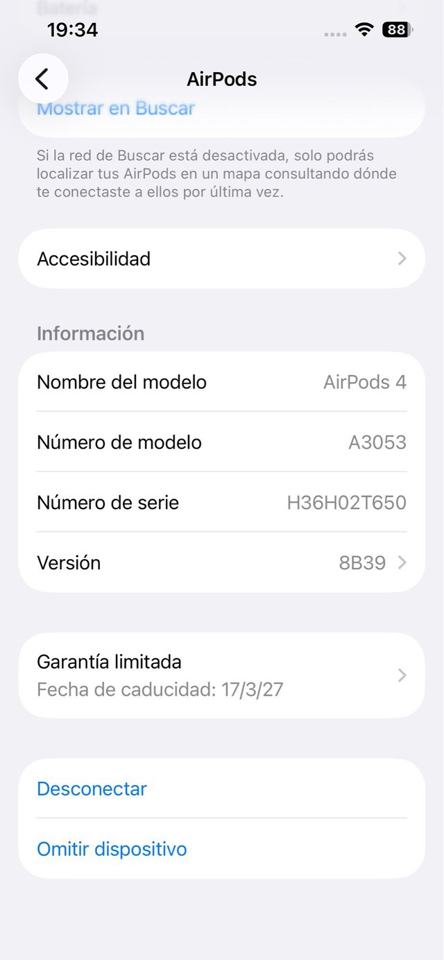 Apple AirPods 4 Auriculares Inalámbricos #02T650