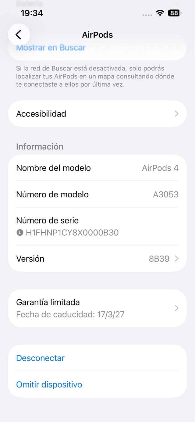 Apple AirPods 4 Auriculares Inalámbricos #02T650