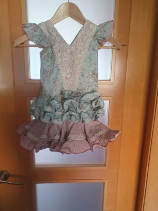 Traje de flamenca niña