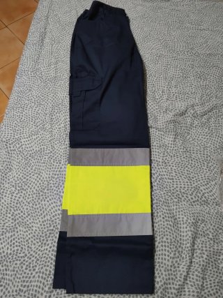 Pantalones de trabajo PRIMA azul y amarillo