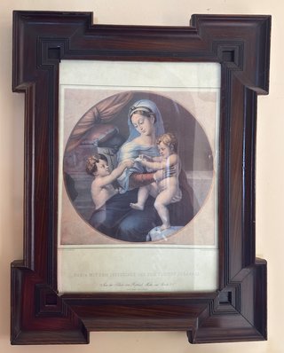 Colección de 8 cuadros religiosos antiguos