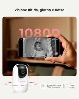 Videocitofono Baby Monitor Momcozy