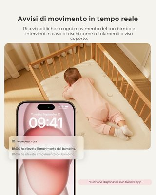 Videocitofono Baby Monitor Momcozy