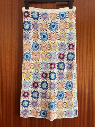 Falda crochet Zara