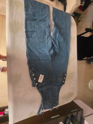 Pantalón vaquero peto largo Talla L
