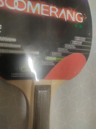 Pala de Ping Pong Boomerang