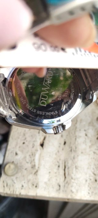 Reloj Duward Hombre Plateado y Blanco