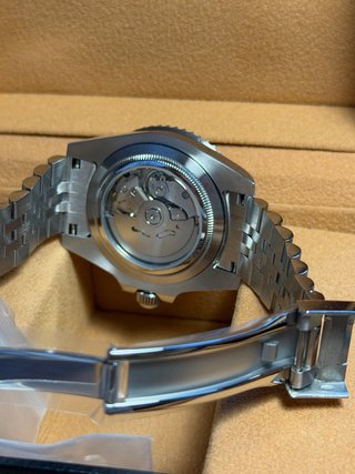 Seiko Mod GMT Batman 40mm Plata Azul