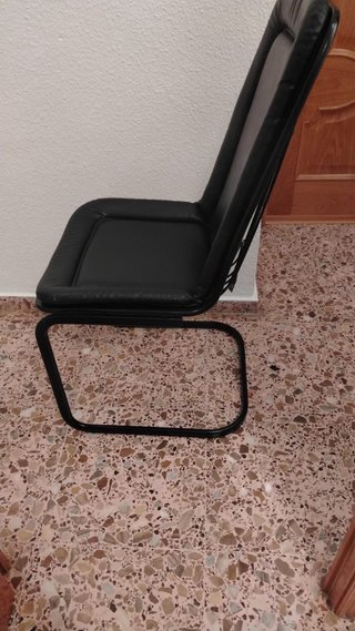 Sillas Polipiel Negras