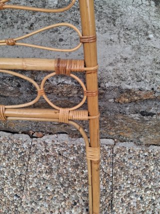 Cabecero de mimbre para cama de 130-140 cm