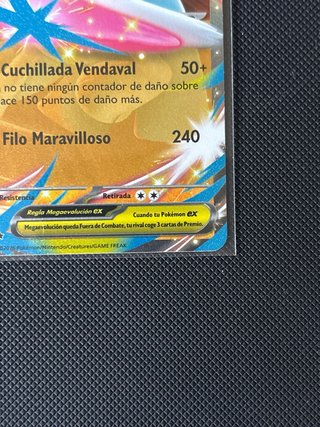 Carta Pokémon Mega-Gallade EX 048/086 🇪🇸