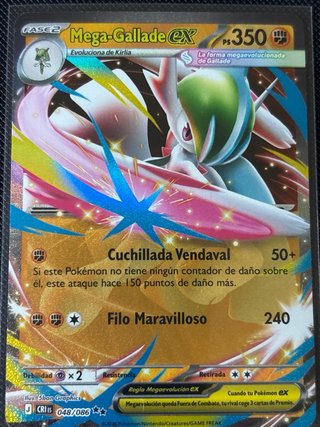 Carta Pokémon Mega-Gallade EX 048/086 🇪🇸