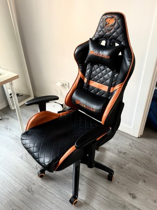 Sillón Gaming Cougar Negro/Naranja