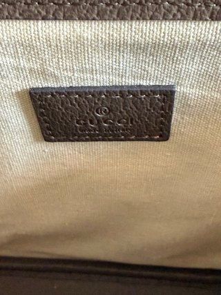 Bolso Tote Gucci Ophidia Mini Beige/Marrón