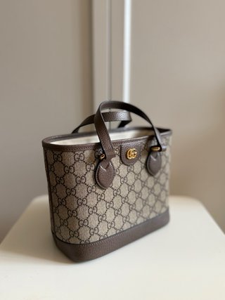 Bolso Tote Gucci Ophidia Mini Beige/Marrón