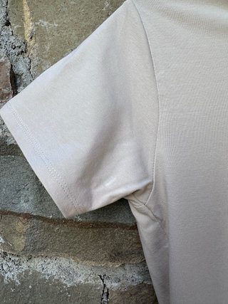 Vestido algodón crema Pull and Bear Talla M