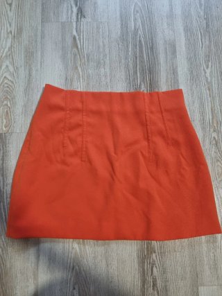 Mini Falda Zara Naranja