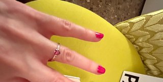 Anillo Pandora Corazón Rosa y Plata