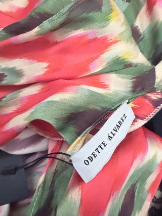Vestido fiesta Odette Alvarez estampado
