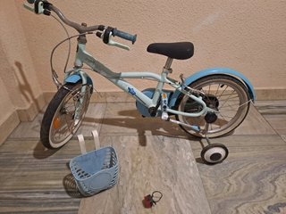 Bicicleta PRINCESA niña + RUEDINES (aprendizaje)