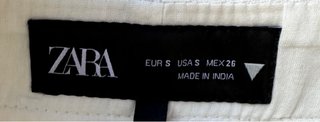 Vestido Zara crema Talla S