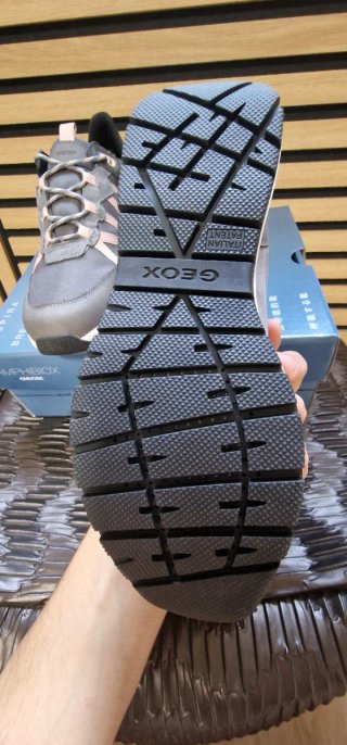 Zapatillas Geox Amphibiox Gris y Rosa Impermeables