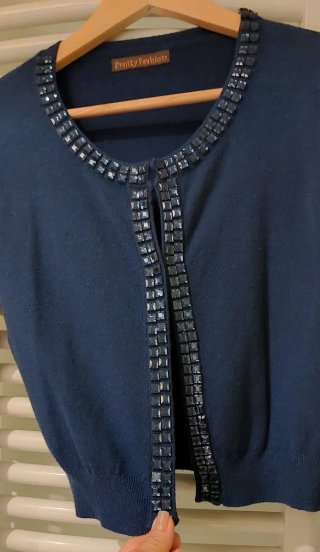 Cardigan Fruity Fashion Blu S/M