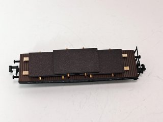 Escala N - Vagón plataforma de 6 ejes DR Minitrix