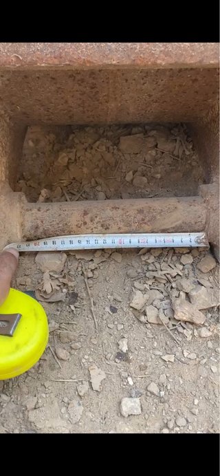 Cazo limpieza retroexcavadora
