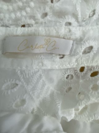 Vestido Carlota & Co blanco