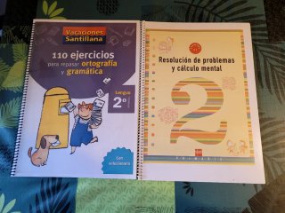 3 Cuadernos para vacaciones de 2° Primaria