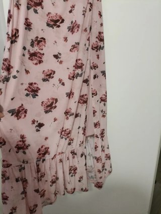 Vestido floral rosa