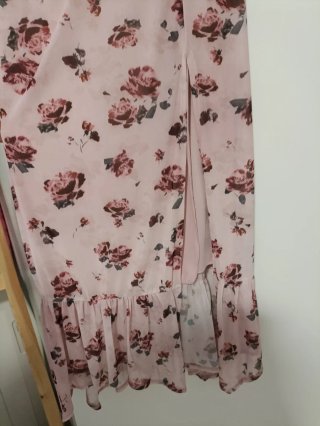 Vestido floral rosa