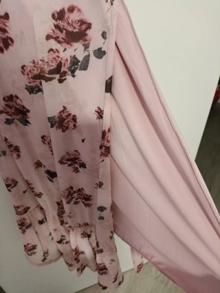 Vestido floral rosa