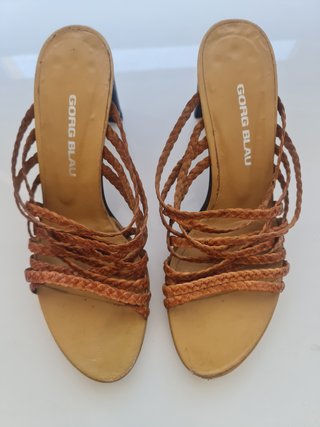 Sandalias Gorg Blau Talla 38 Marrones