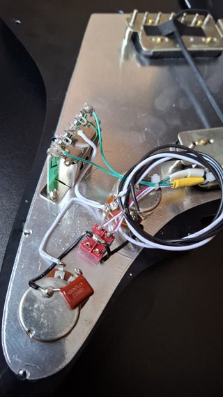Golpeador Precableado Humbucker HH Alnico 5