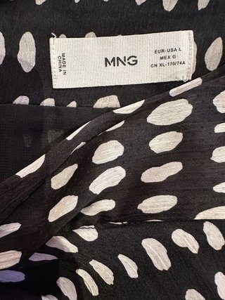 Falda midi estampada