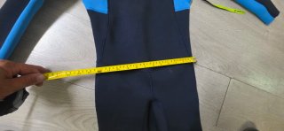 Traje de neopreno OLAIAN azul y negro