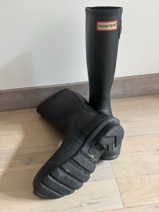 Botas de agua Hunter negras talla 36