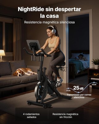 Bicicleta Estática Magnética MERACH hasta 136kg