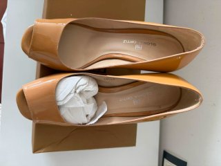 Zapatos Gloria Ortiz charol nude